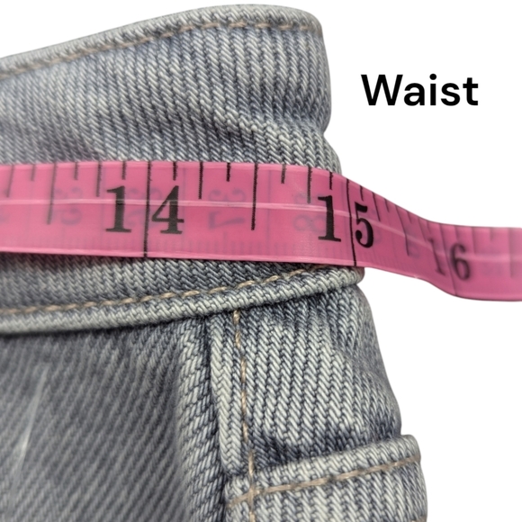 Topshop Gray Denim Maxi Midi Skirt | Women’s High Rise Jean Skirt Petite Size 8 - Picture 7 of 10